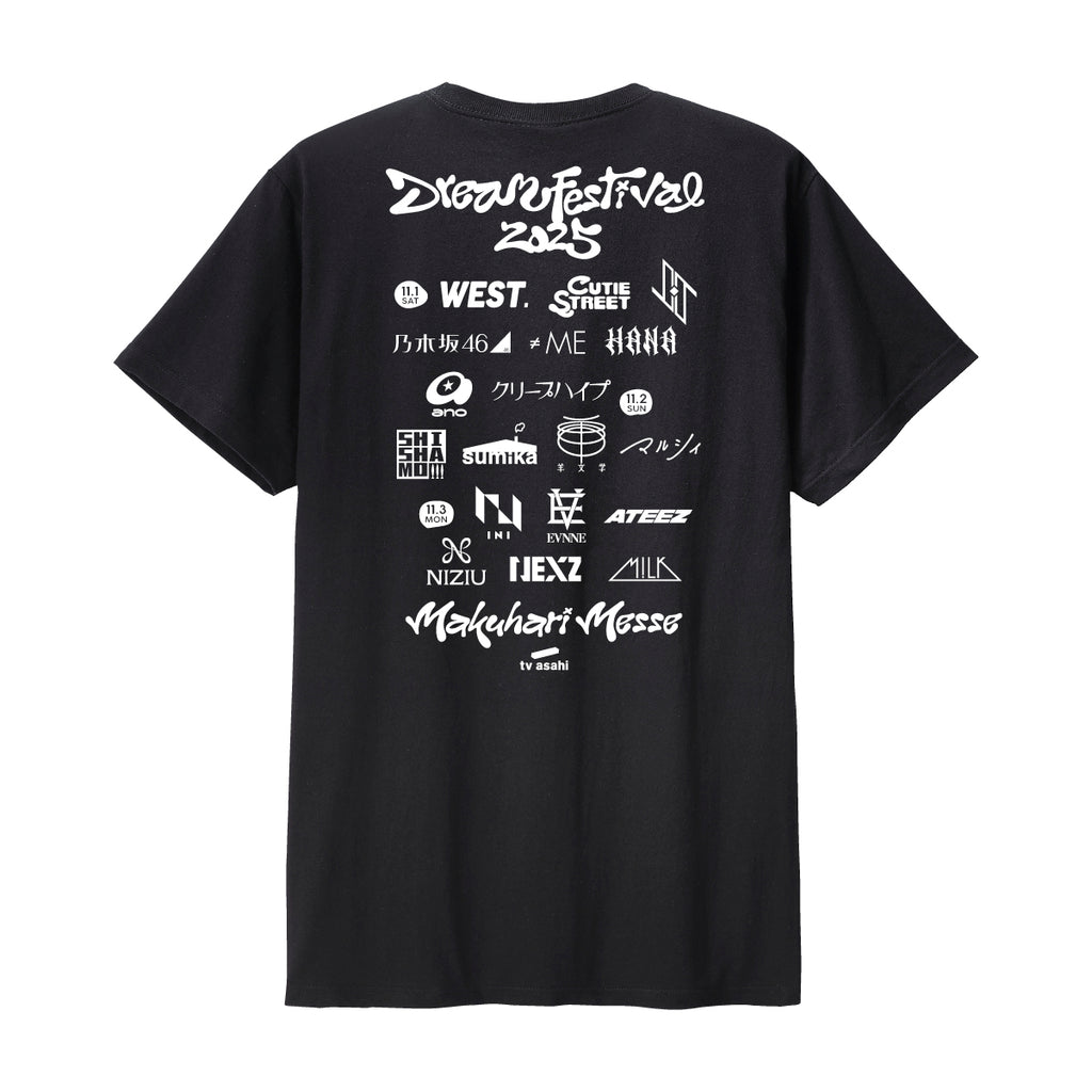 TシャツC（スミ） – テレビ朝日ドリームフェスティバル グッズ通信販売