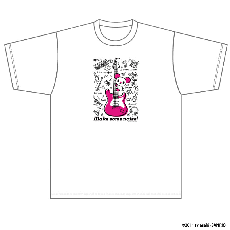 【会場受取】ゴーエクスパンダ ミュージックゴーちゃん。Tシャツ(ホワイト)
