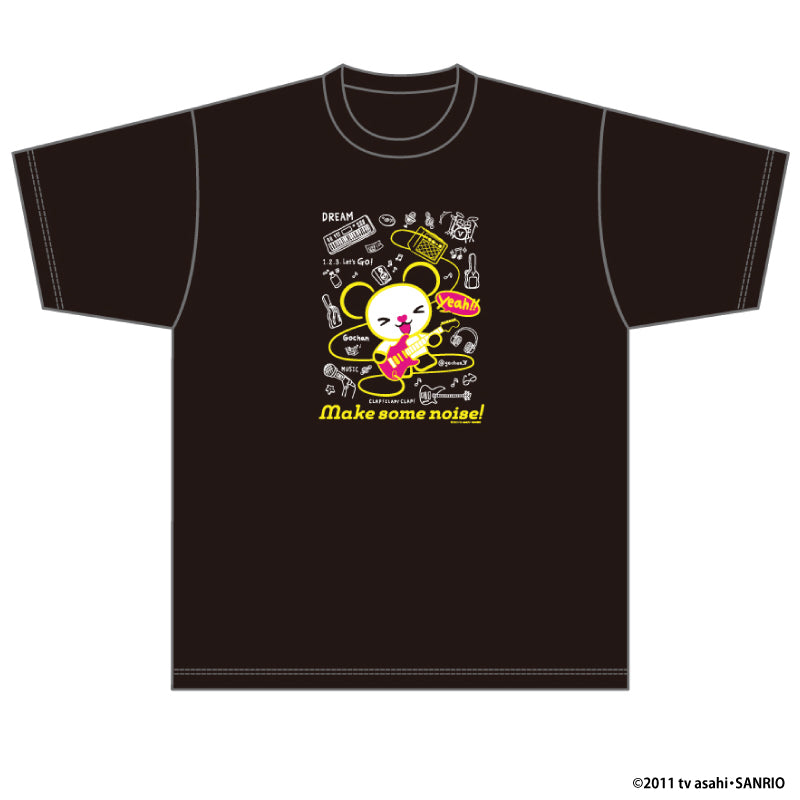 【会場受取】ゴーエクスパンダ ミュージックゴーちゃん。Tシャツ(ブラック)