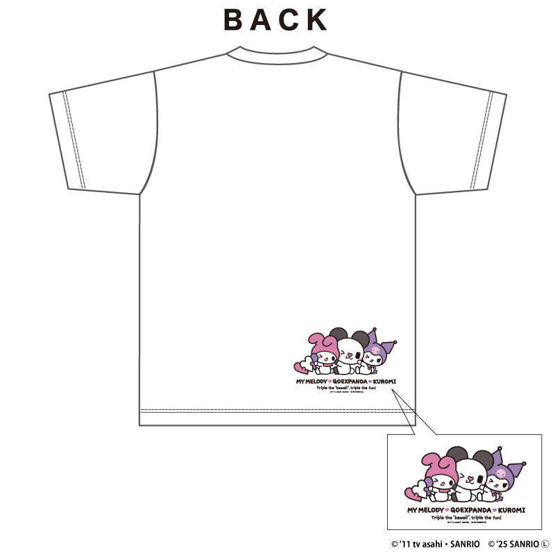 【会場受取】ゴーエクスパンダ♥マイメロディ♥クロミ　Tシャツ